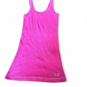 Hot pink y2k Hollister cami tank top vintage 2000s Barbie top
